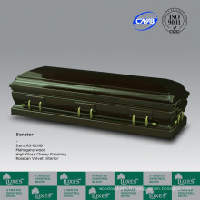 Cercueil en bois acajou de la RFA.